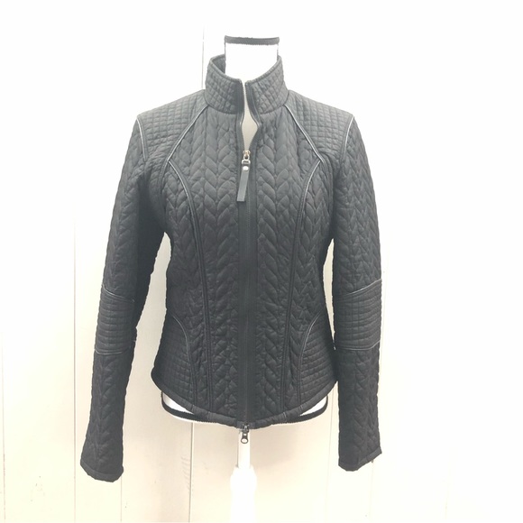 HARLEY Davidson Sz M Black Quilted Jacket - Picture 9 of 16